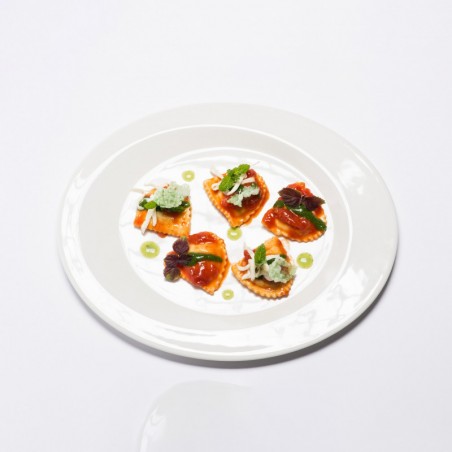 Panzotti burrata e spinaci in salsa di pomodoro rustico