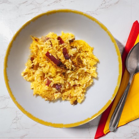 Risotto alla crema di zucca con guanciale croccante [Gluten Free]