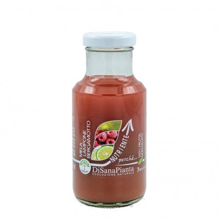 Mela, lampone e bergamotto - Succo di frutta BIO - DiSanaPianta (200ml)