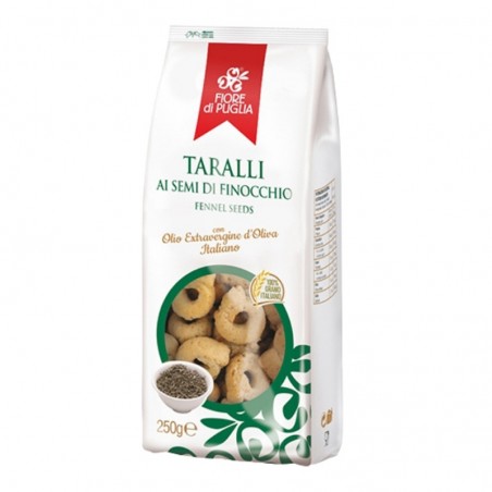 Semi di finocchio - Taralli tradizionali - Fiore di Puglia (250g)