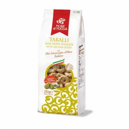 Olive pugliesi - Taralli tradizionali - Fiore di Puglia (250g)