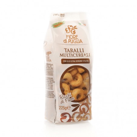 Multicereali - Taralli tradizionali - Fiore di Puglia (225g)