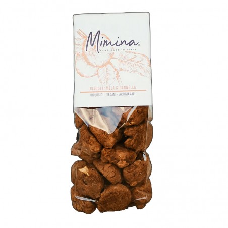 Mela e cannella - Biscotti morbidi vegani BIO - Mimina (200g)