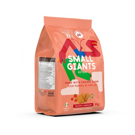 Pomodoro e origano - Crackers salati proteici - Small Giants (80g)
