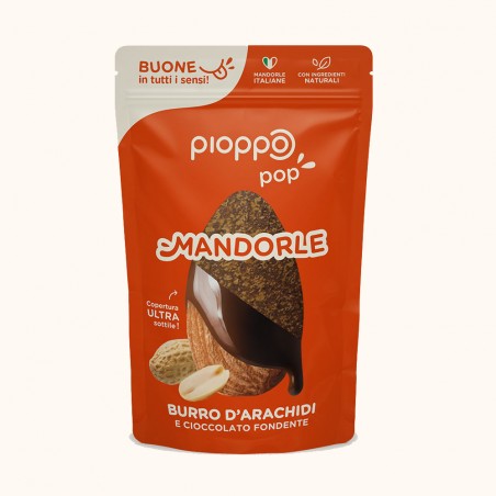 Burro d'arachidi e fondente - Mandorle ricoperte - Pioppo (100g)
