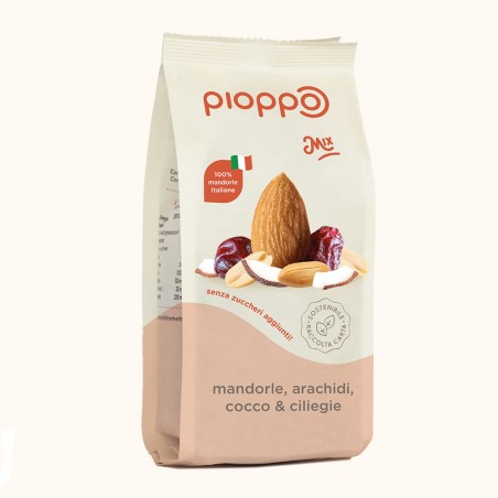 Mandorle, arachidi, ciliegie e cocco - Mix - Pioppo (150g)