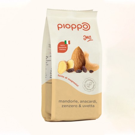 Mandorle, anacardi, zenzero e uvetta - Mix - Pioppo (150g)