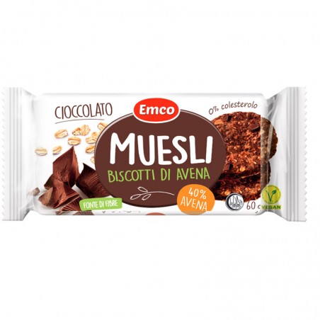Cioccolato - Biscotti avena - Muesli (60g)