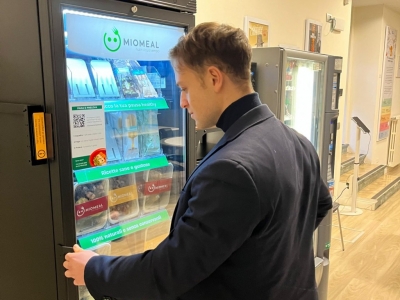 Gli Smart Fridge Miomeal sono per gli uffici palestre e centri wellness