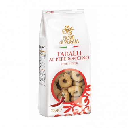 Peperoncino - Taralli tradizionali - Fiore di Puglia (250g)