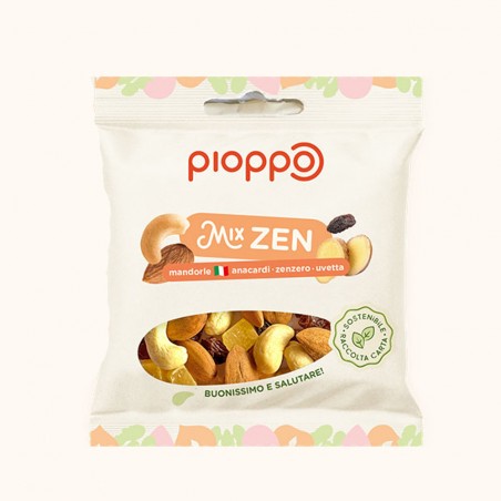 Mandorle, arachidi, ciliegie e cocco - Mix Deluxe - Pioppo (25g)